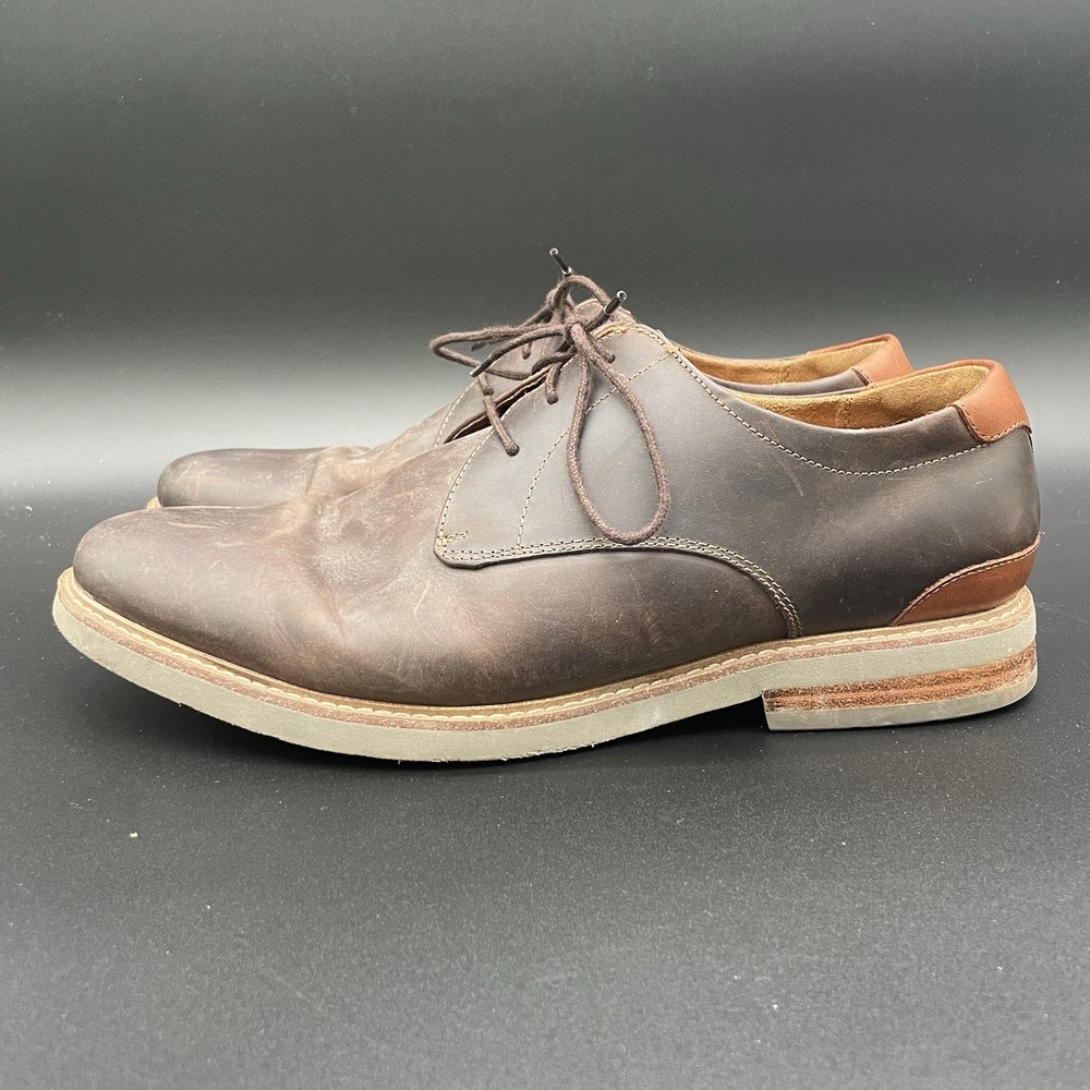 Men's Florsheim Dark Brown Leather Dress Shoes Size 9M 14272-215